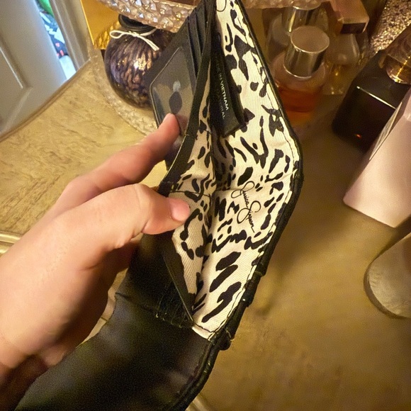 Jessica Simpson Black Studded Women's Black Wallet - Picture 2 of 5